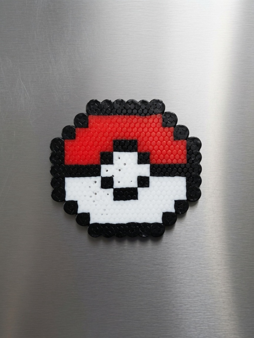 Pokemon Red Black White Pixel Pokeball Magnet